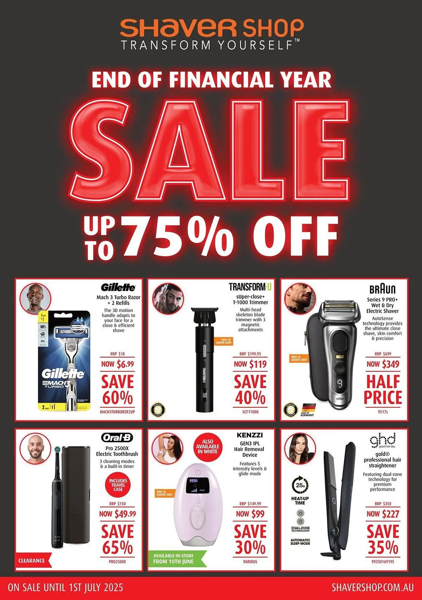 Shaver Shop catalogue - Catalogue valid from 29 May to 1 July 2025 - page 1