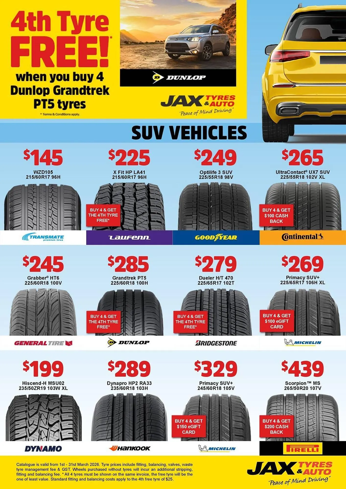 Jax Tyres catalogue - Catalogue valid from 2 March to 31 March 2026 - page 5
