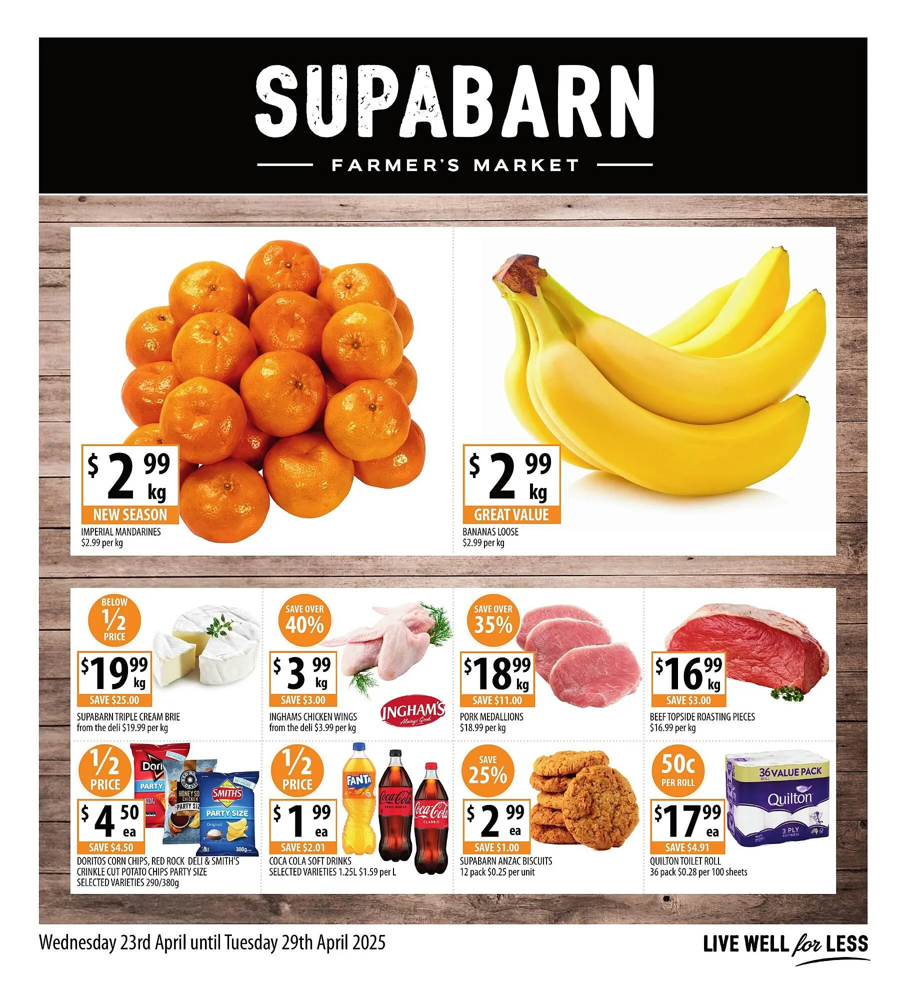 Supabarn catalogue - Catalogue valid from 23 April to 29 April 2025 - page 1