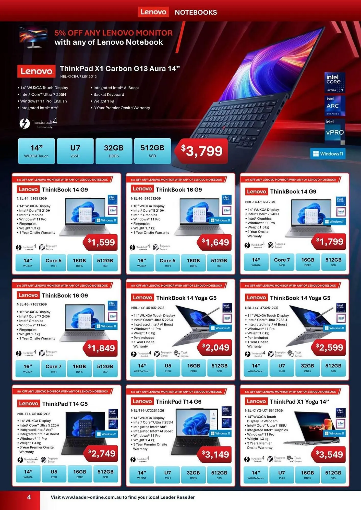 Leader Computers catalogue - Catalogue valid from 1 April to 30 June 2026 - page 4