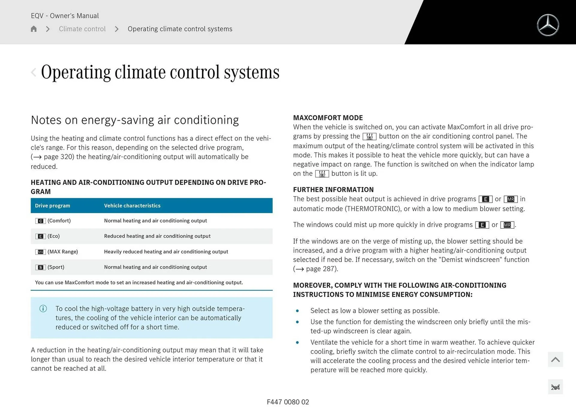 Mercedes-Benz catalogue - Catalogue valid from 11 September to 11 September 2025 - page 284