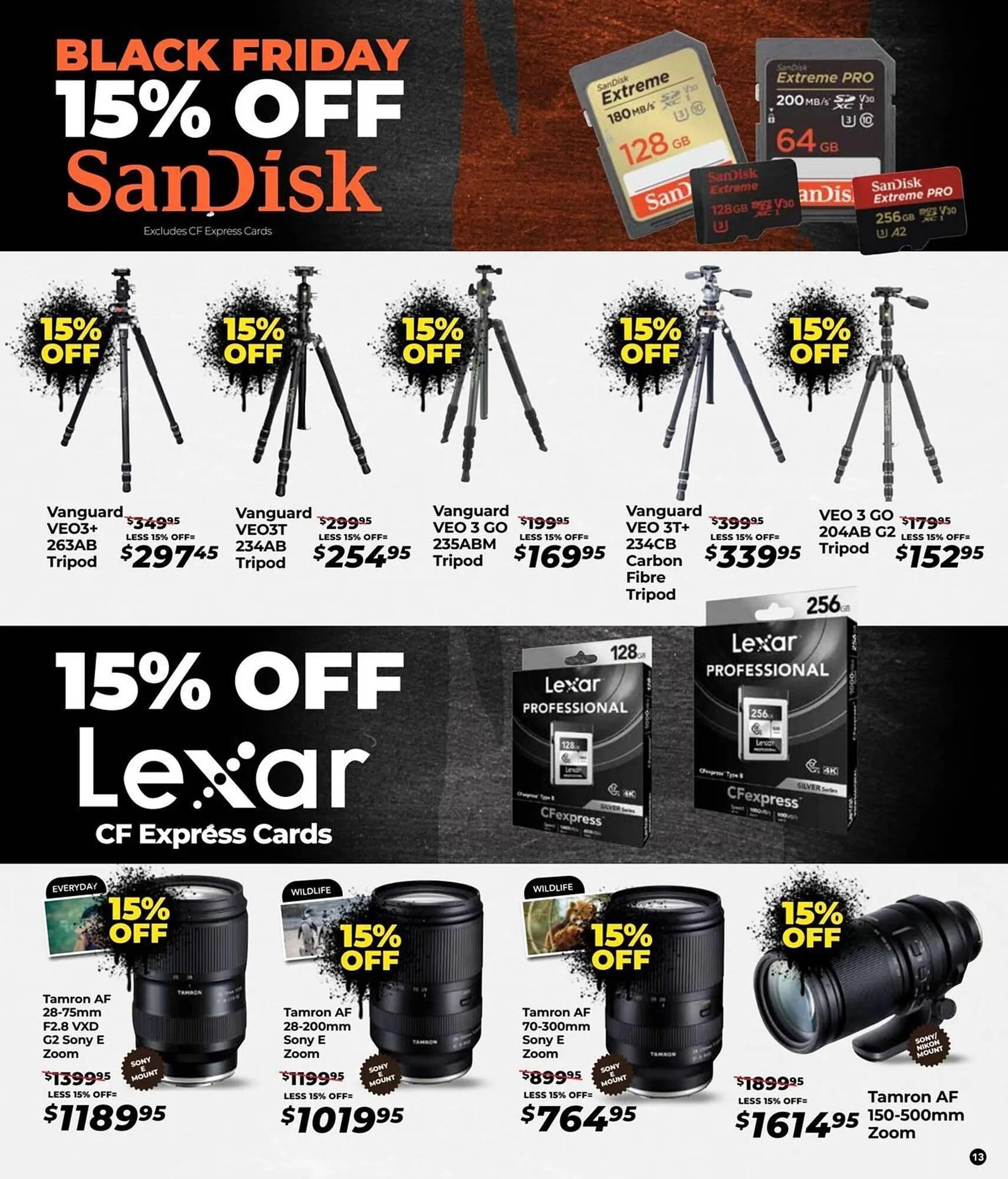 Teds Cameras catalogue - Catalogue valid from 17 November to 3 December 2025 - page 13