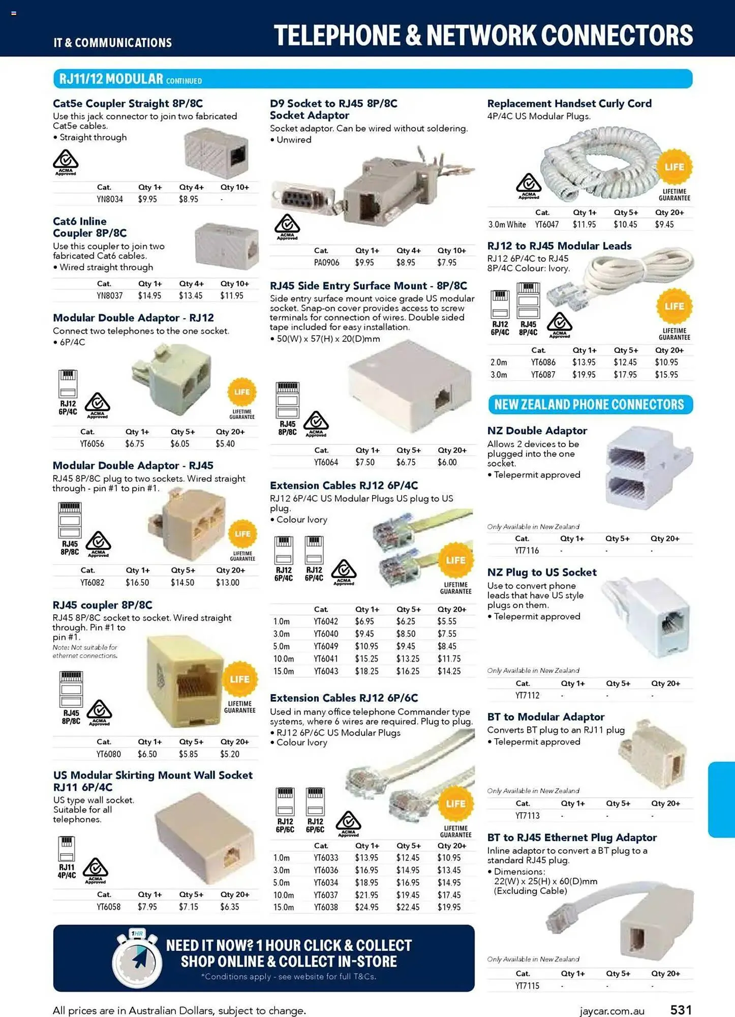 Jaycar Electronics catalogue - Catalogue valid from 8 July to 9 July 2026 - page 531