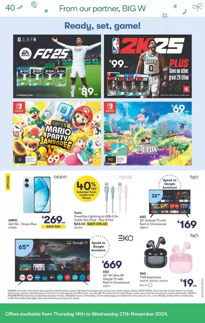 Weekly Specials - 13/11 - Catalogue valid from 13 November to 19 November 2024 - page 40