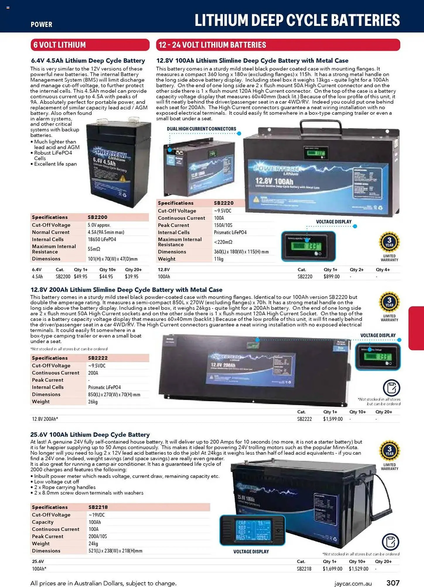 Jaycar Electronics catalogue - Catalogue valid from 8 July to 9 July 2026 - page 307