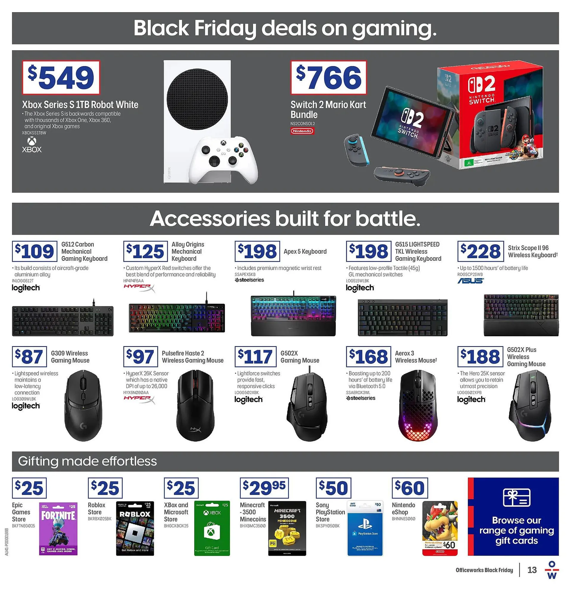 Officeworks catalogue - Catalogue valid from 16 November to 1 December 2025 - page 13