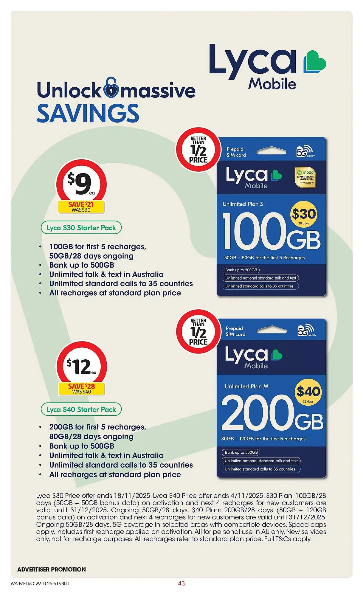 Coles catalogue - Catalogue valid from 29 October to 4 November 2025 - page 43