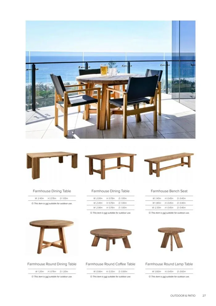 Outdoor & Patio - Catalogue valid from 16 October to 31 January 2025 - page 27