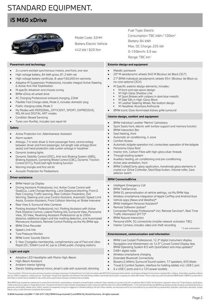 The BMW i5 Touring - Catalogue valid from 15 May to 15 May 2025 - page 2
