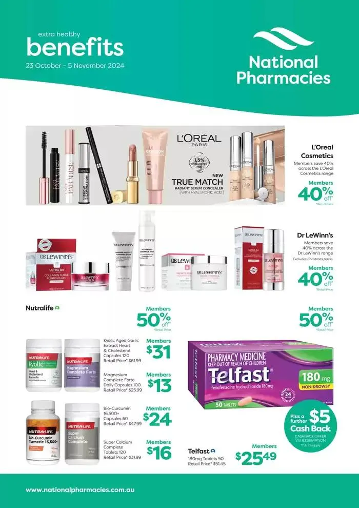 Extra Health Benefits November - 1