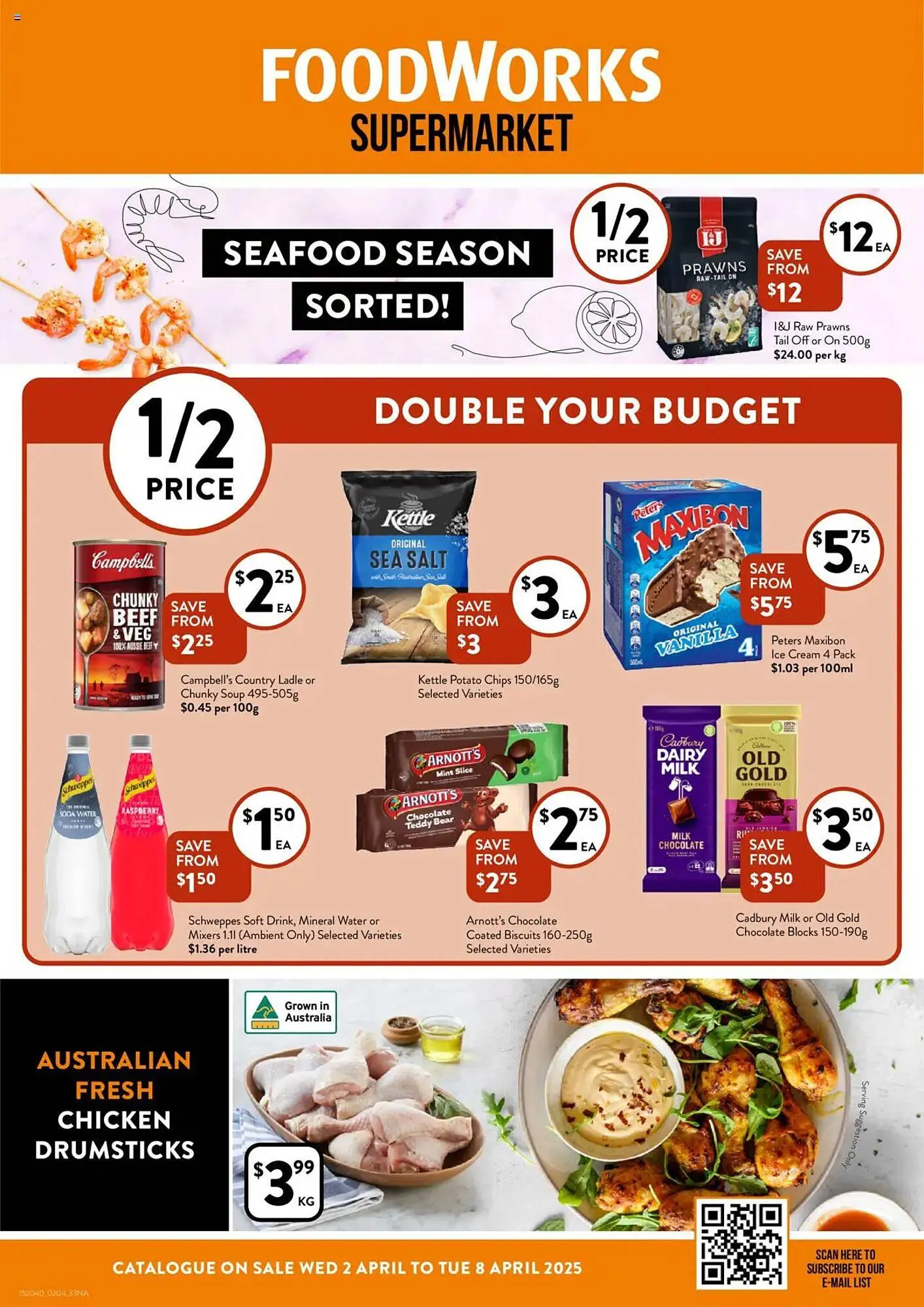 Foodworks catalogue - Catalogue valid from 2 April to 8 April 2025 - page 1