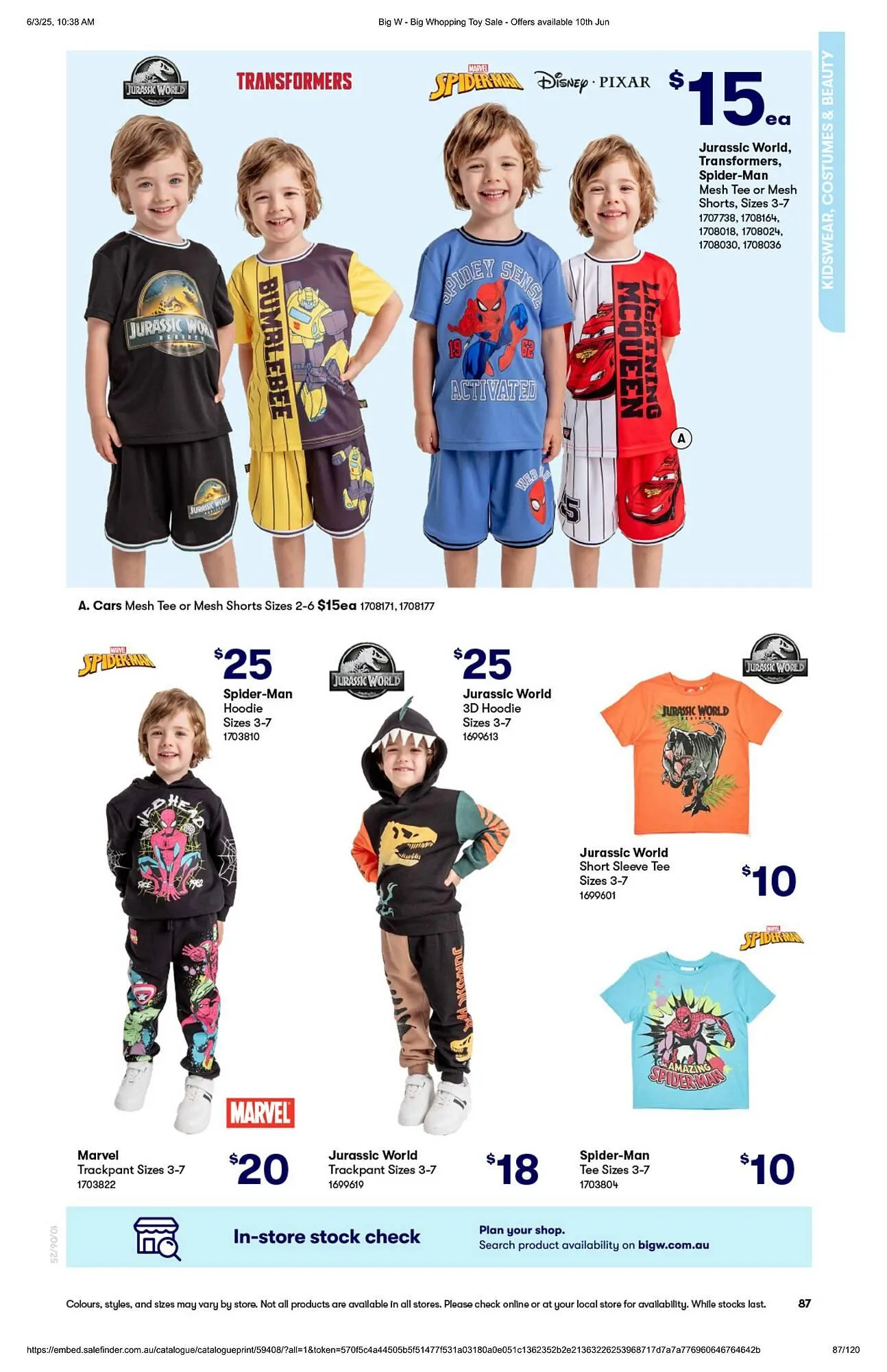 BIG W catalogue - Catalogue valid from 10 June to 9 July 2025 - page 87