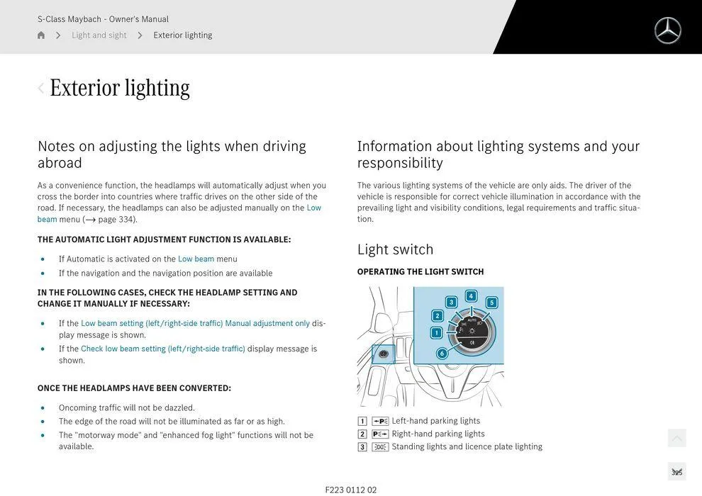 S - Class Maybach - Catalogue valid from 11 September to 11 September 2025 - page 325