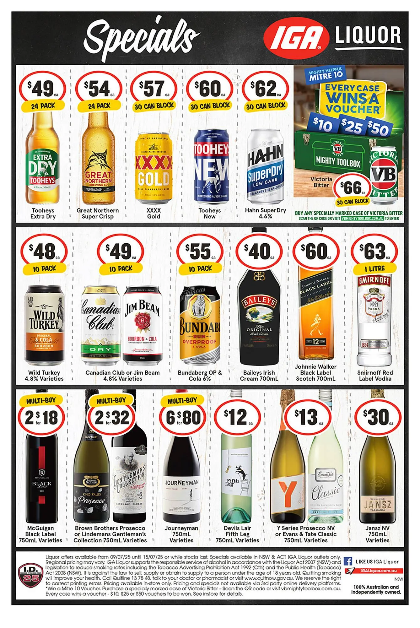 IGA Liquor catalogue - 1