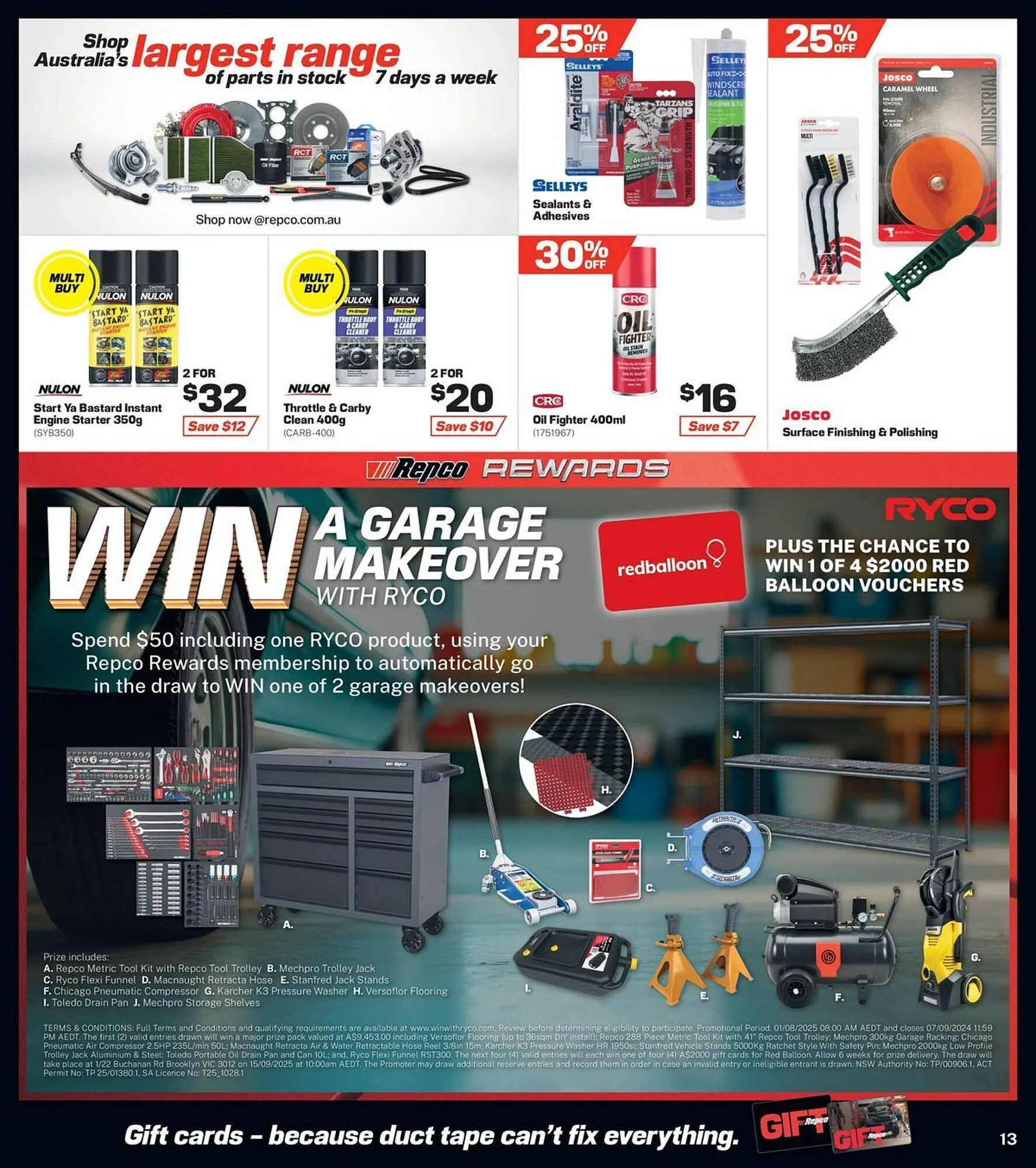 Repco catalogue - Catalogue valid from 27 August to 5 September 2025 - page 13