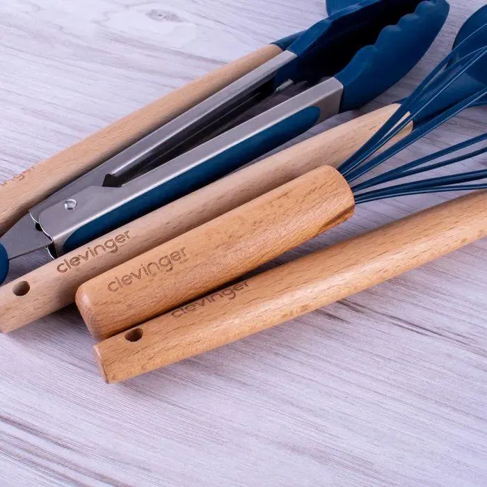 Beechwood & Silicone Whisk