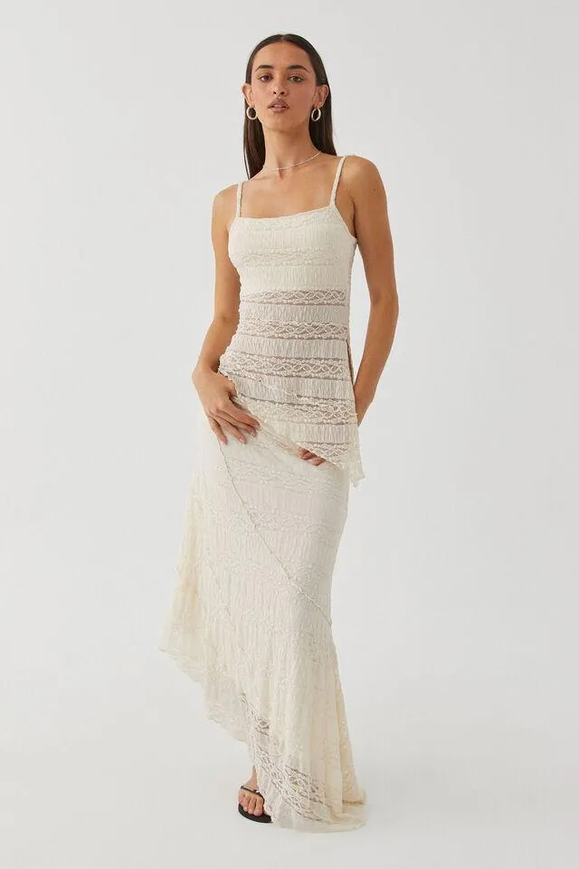 Charlie Asymmetrical Textured Skirt