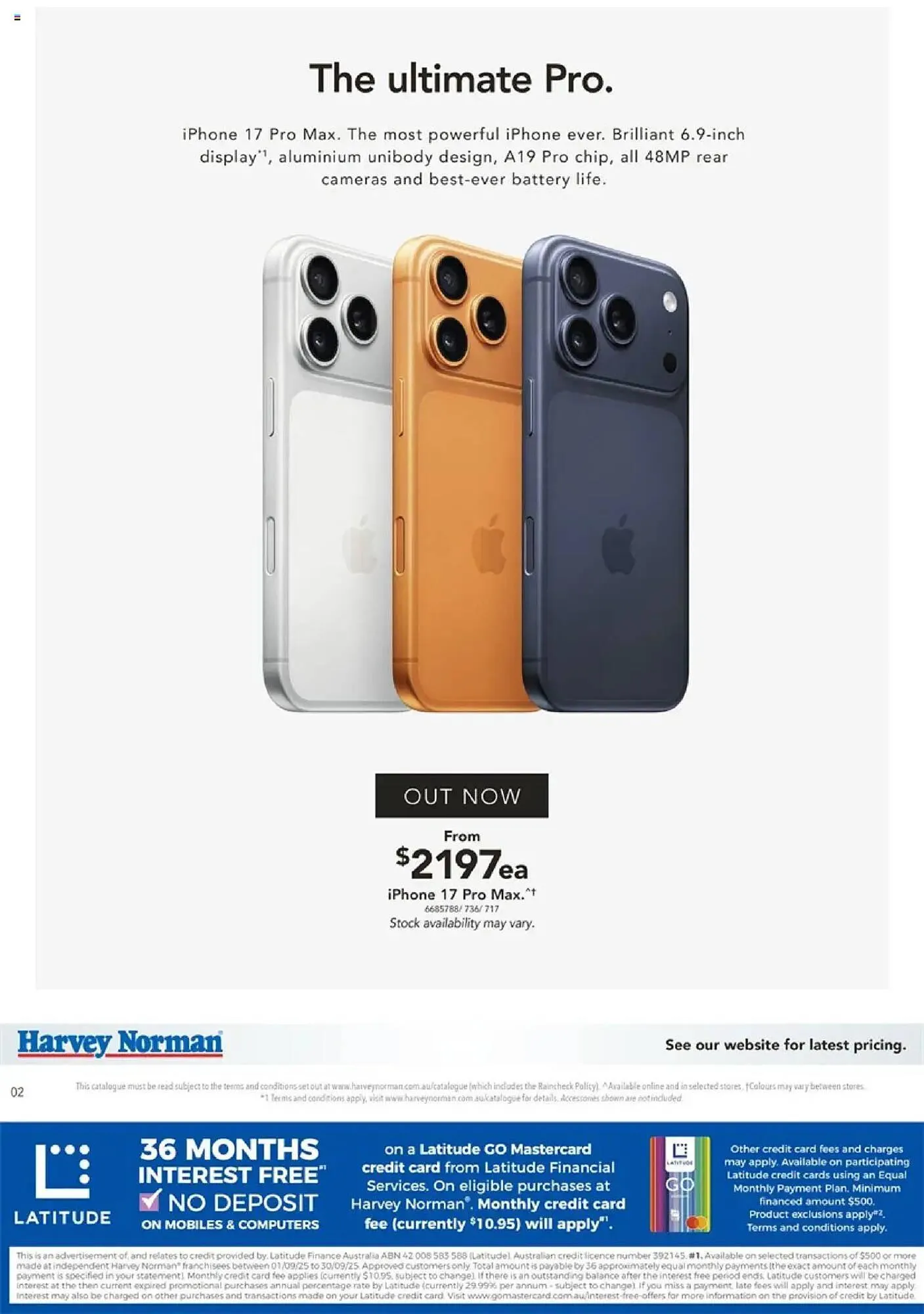 Harvey Norman catalogue - Catalogue valid from 18 September to 30 September 2025 - page 2