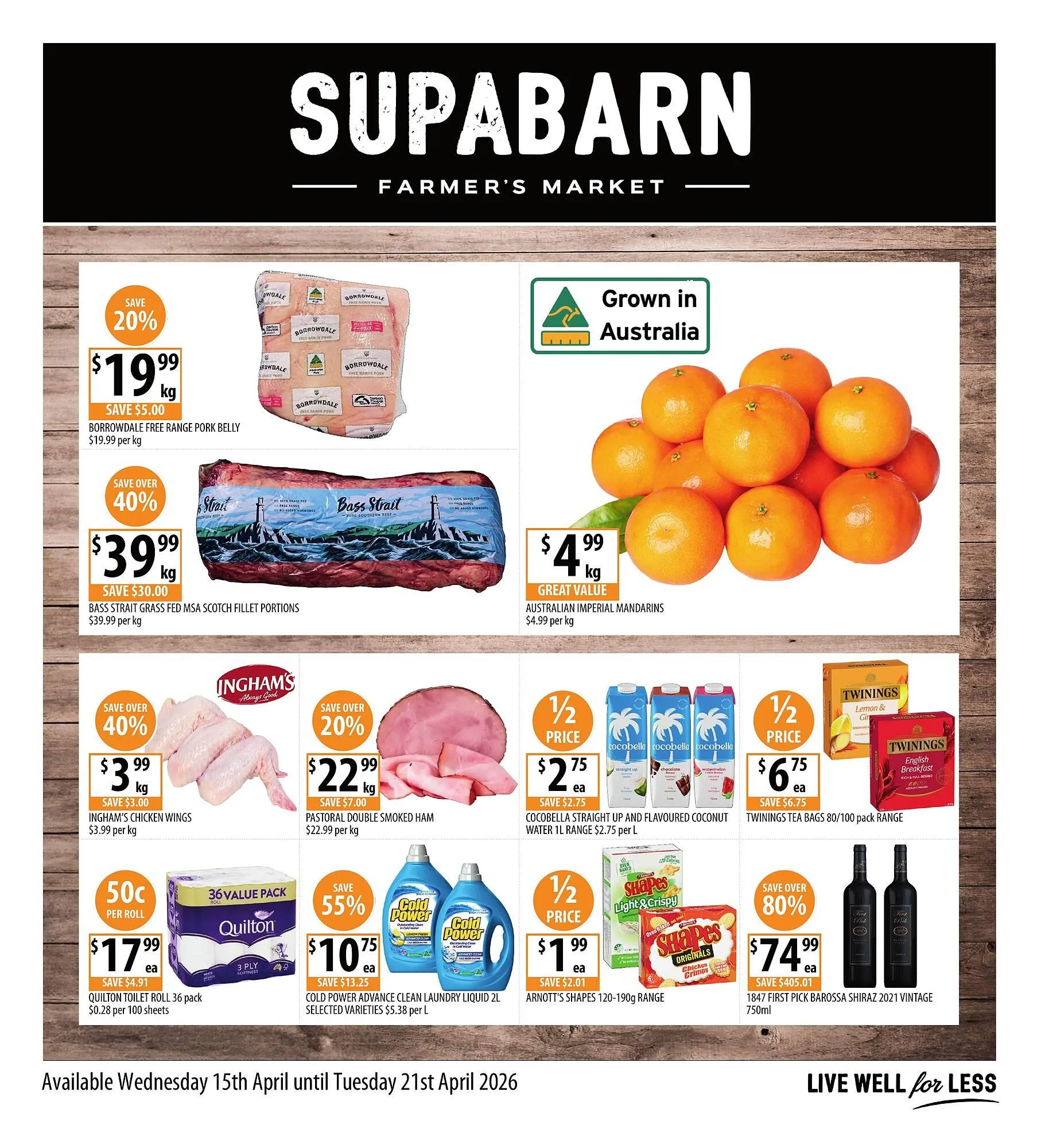 Supabarn catalogue - Catalogue valid from 15 April to 21 April 2026 - page 1