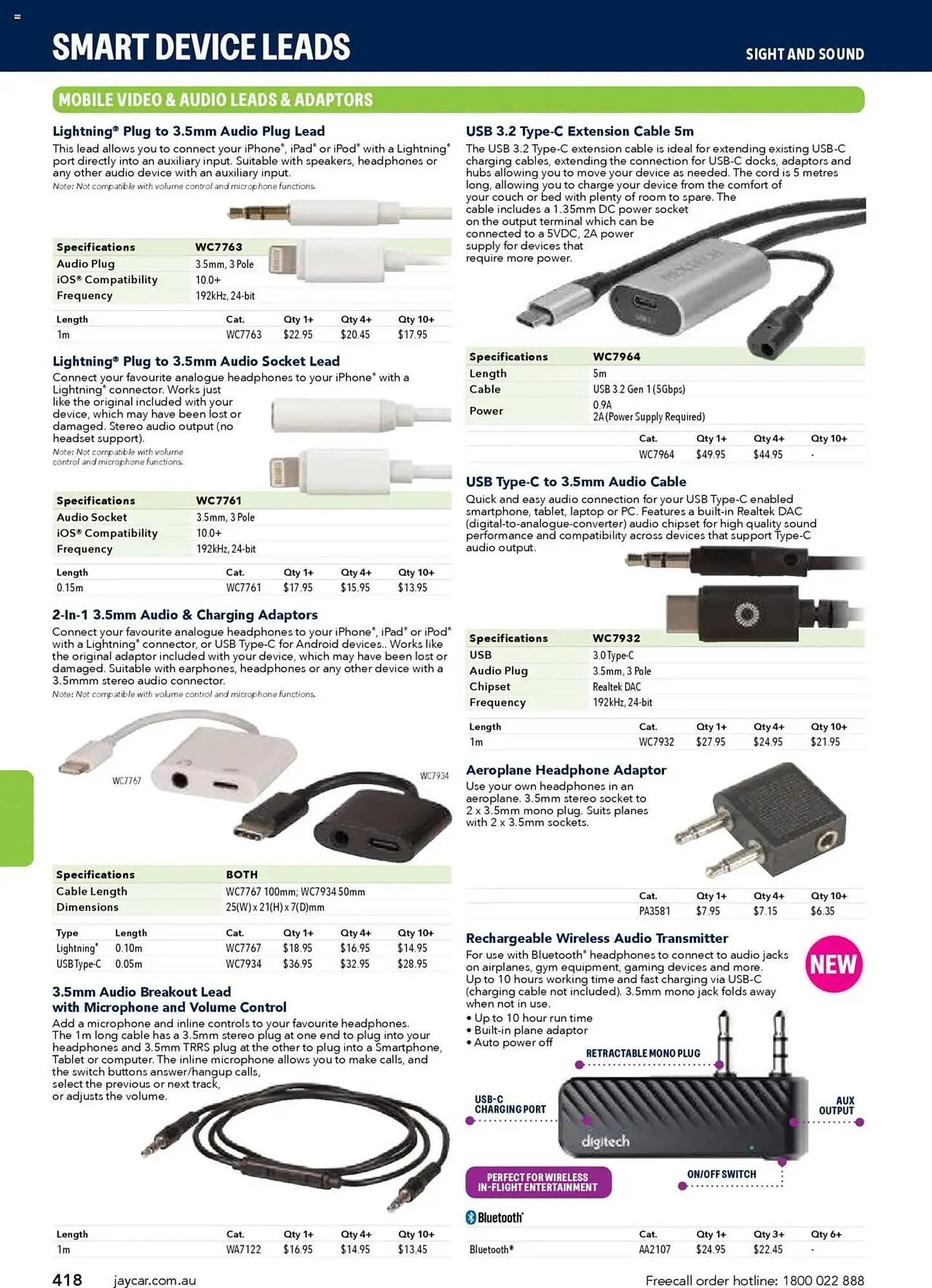 Jaycar Electronics catalogue - Catalogue valid from 8 July to 9 July 2026 - page 418