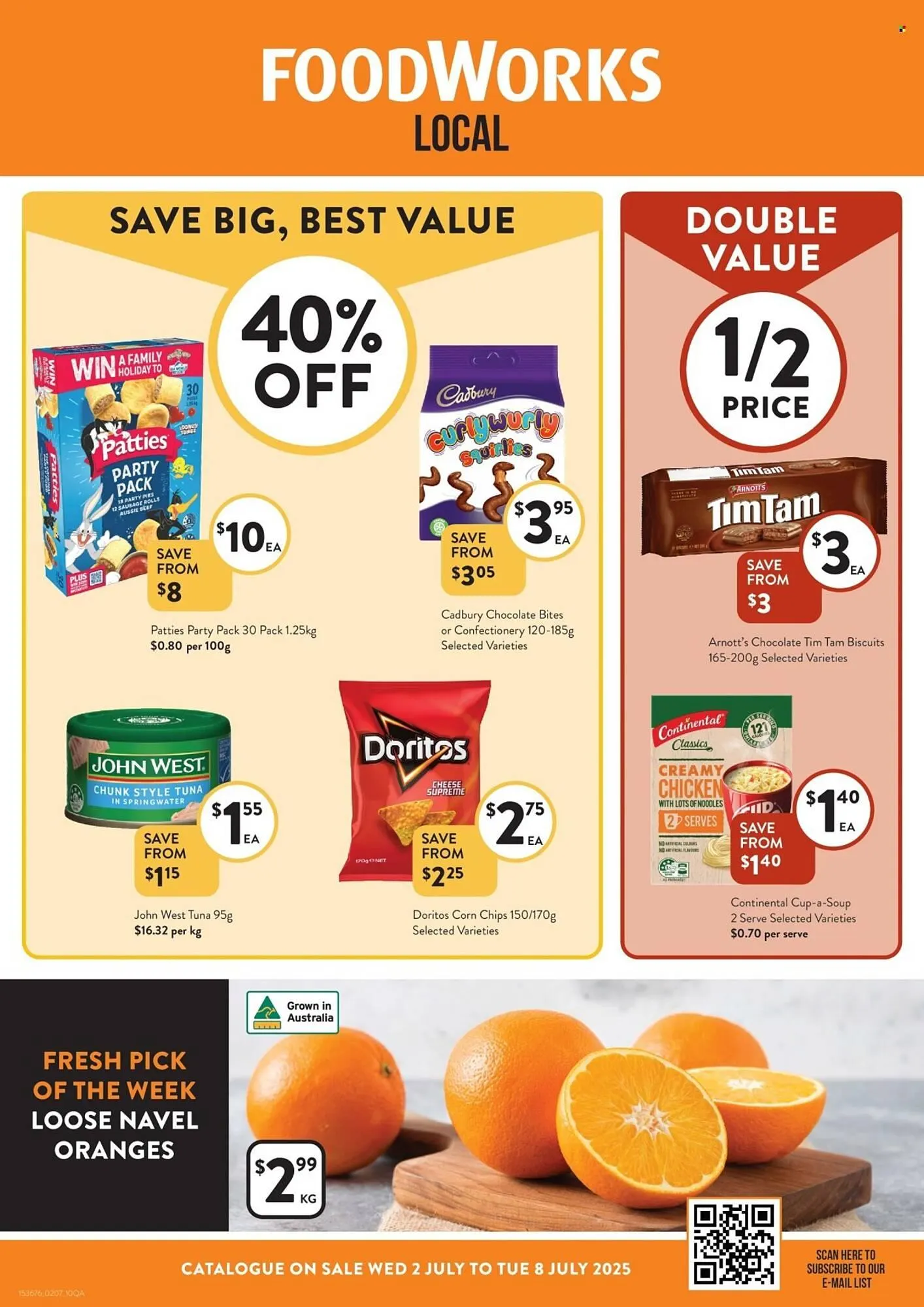 Foodworks catalogue - Catalogue valid from 2 July to 8 July 2025 - page 1