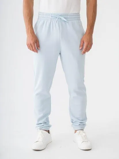 Mens Essential Fleece Trackpant Sky Blue