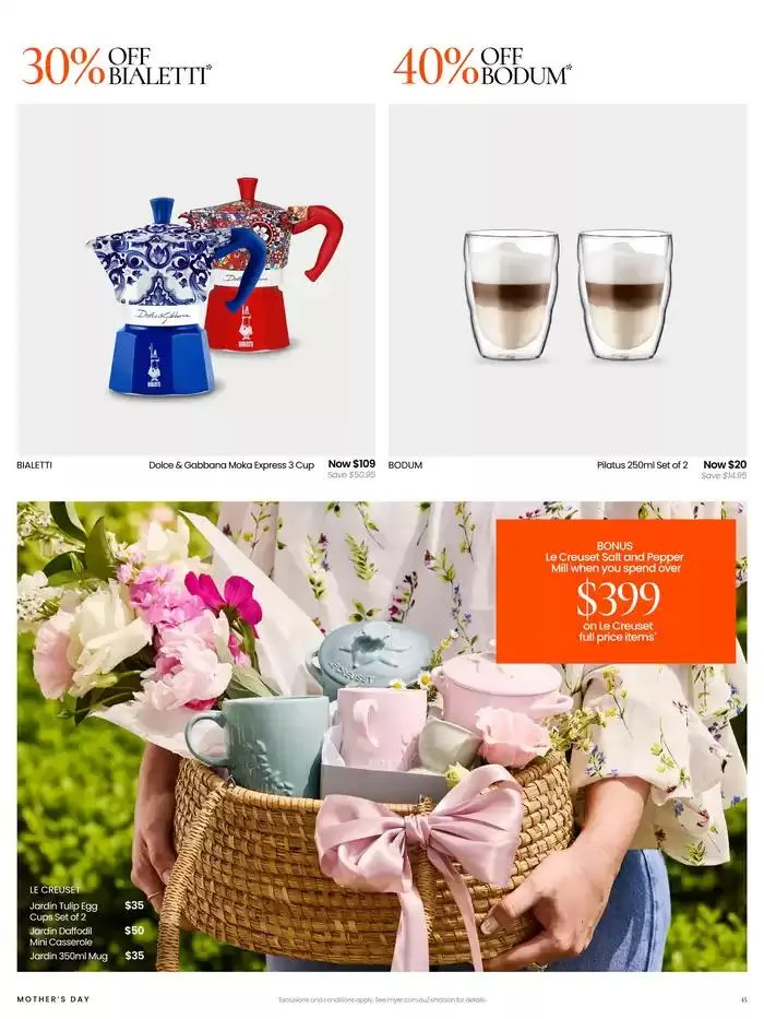 Myer Mother’s Day 2025 - Catalogue valid from 23 April to 11 May 2025 - page 45