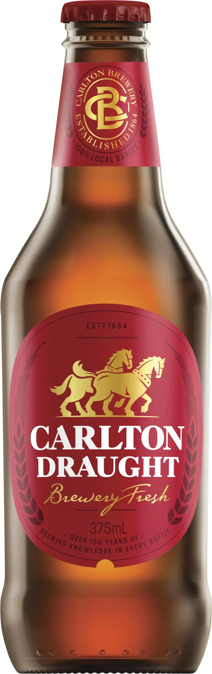 Carlton Draught Bottle 24X375ML