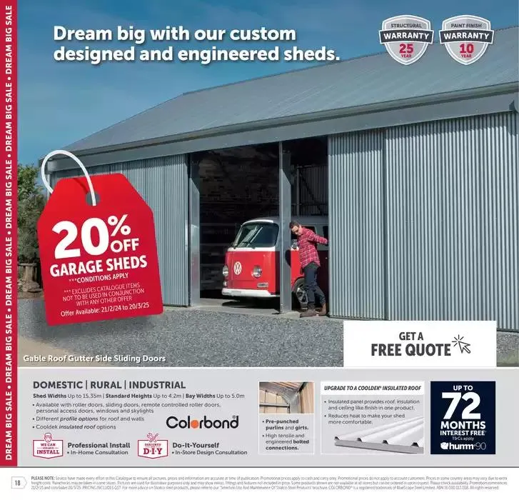 Dream Big Sale - Catalogue valid from 21 February to 20 March 2025 - page 18