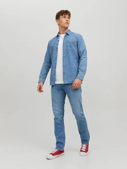 JACK AND JONES Tim Original Jean In Blue