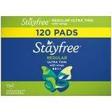 Stayfree Ultra Thin Regular Pads With Wings 120 Pack