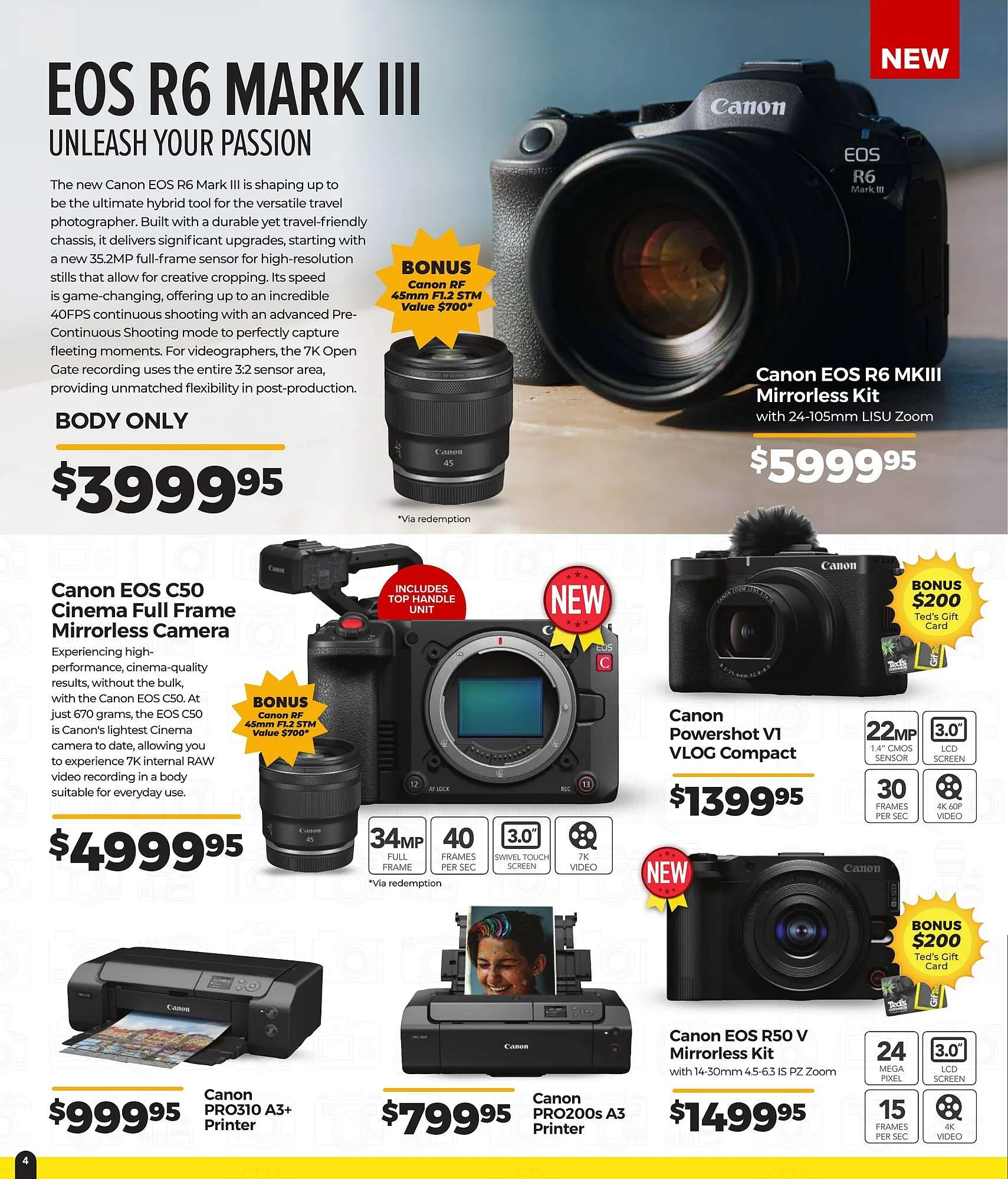 Teds Cameras catalogue - Catalogue valid from 6 April to 4 May 2026 - page 4
