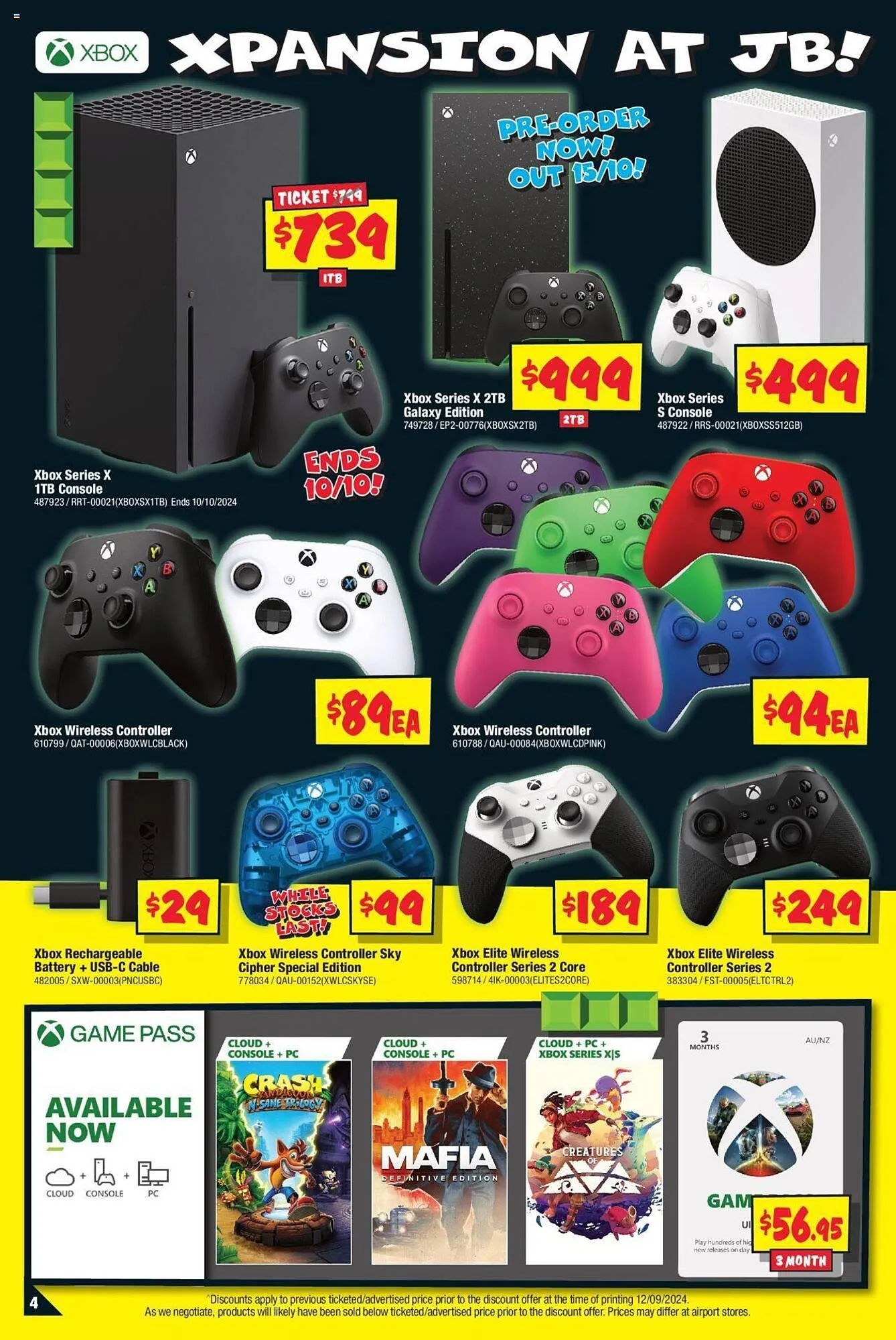 JB Hi-Fi catalogue - Catalogue valid from 26 September to 16 October 2024 - page 4