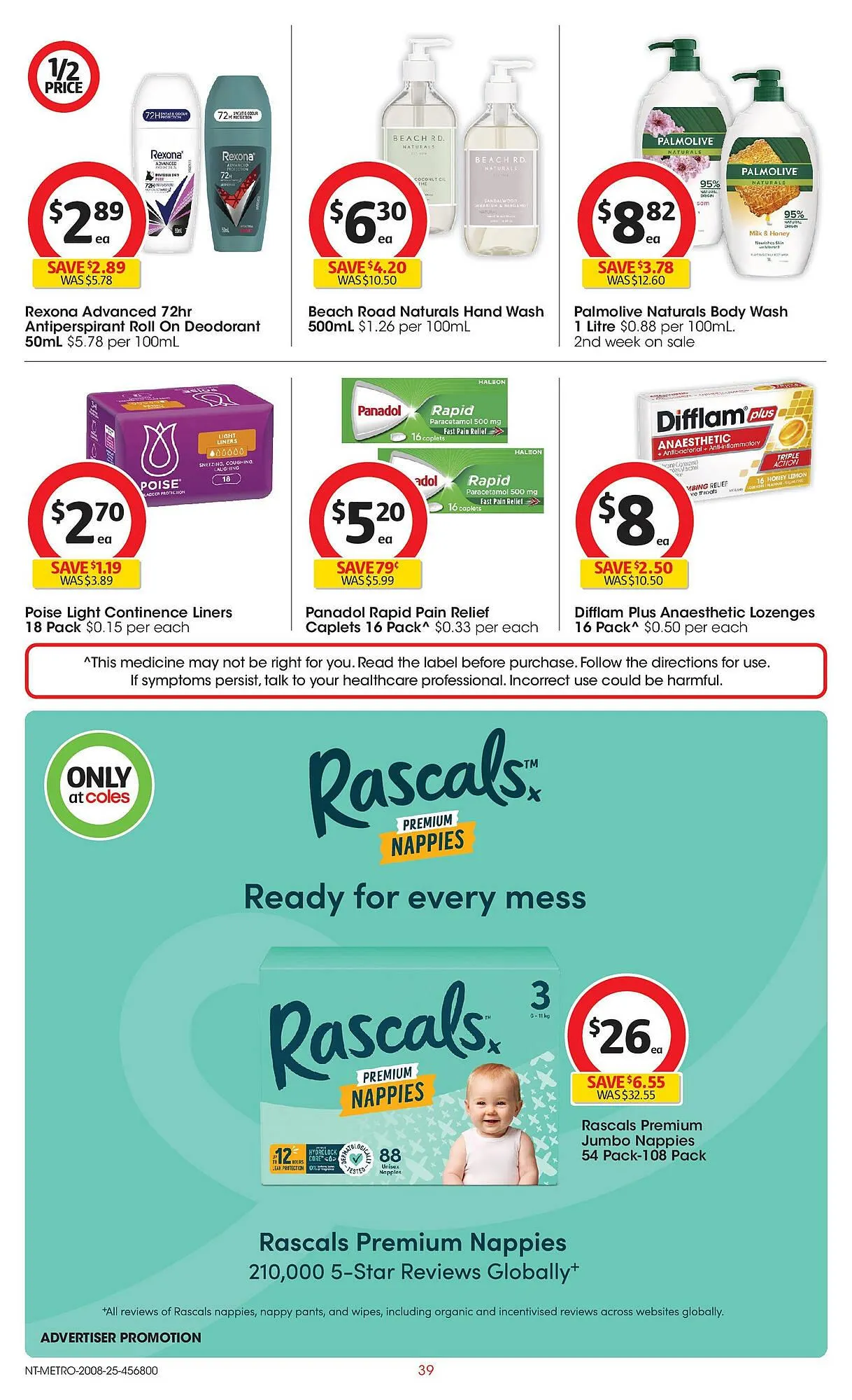 Coles catalogue - Catalogue valid from 19 August to 26 August 2025 - page 39