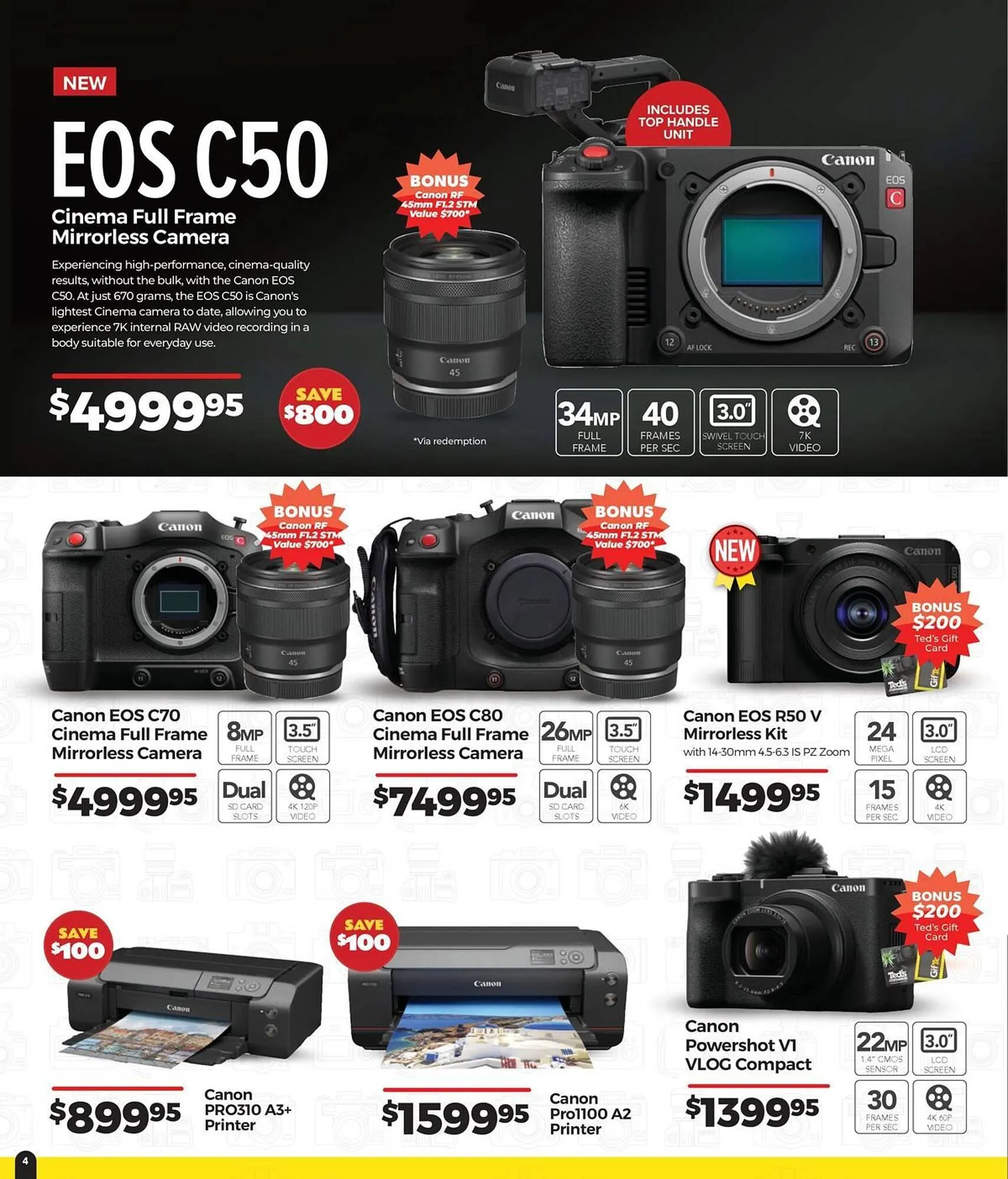 Teds Cameras catalogue - Catalogue valid from 4 May to 31 May 2026 - page 4