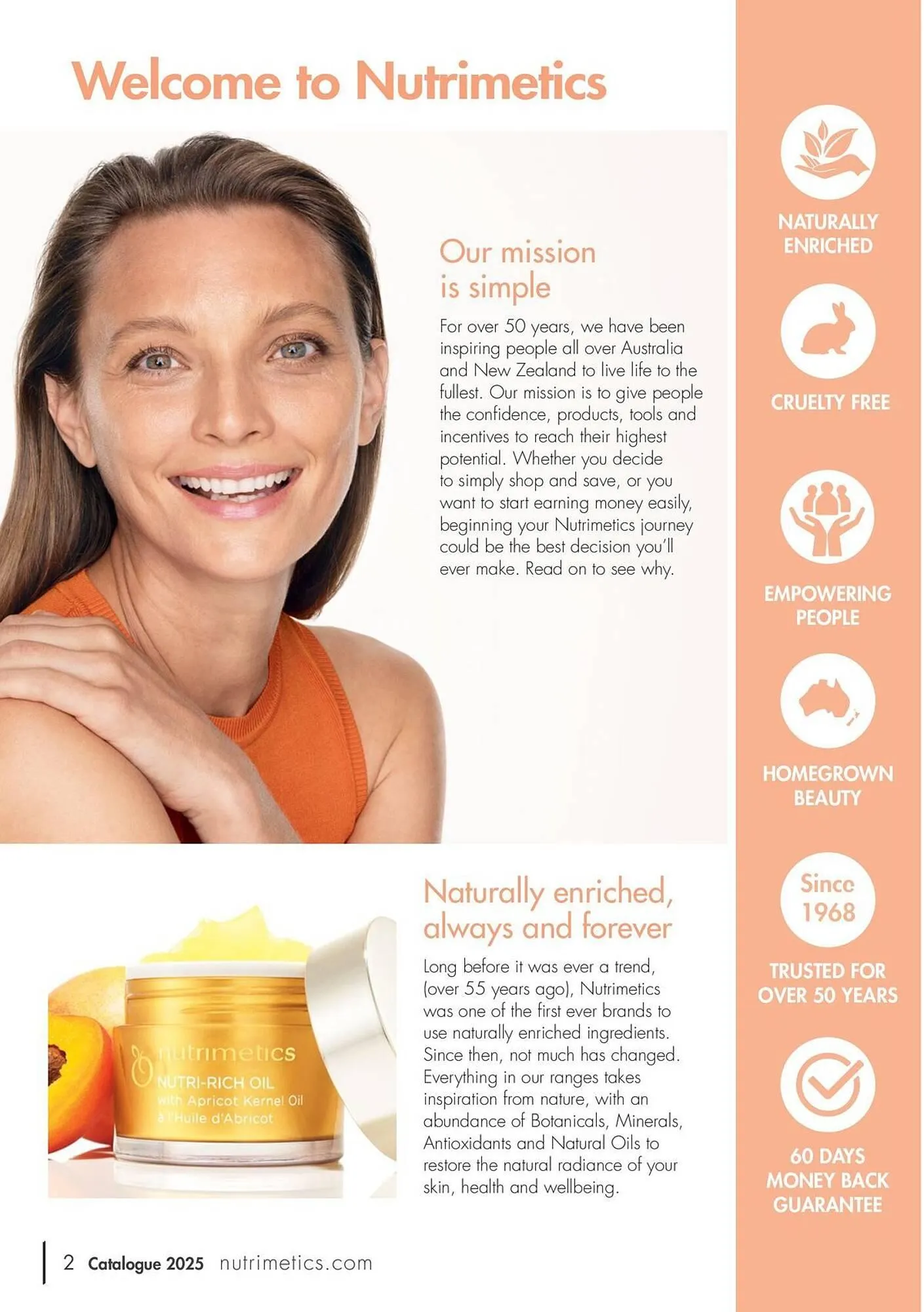 Nutrimetics catalogue - Catalogue valid from 16 January to 31 December 2025 - page 2