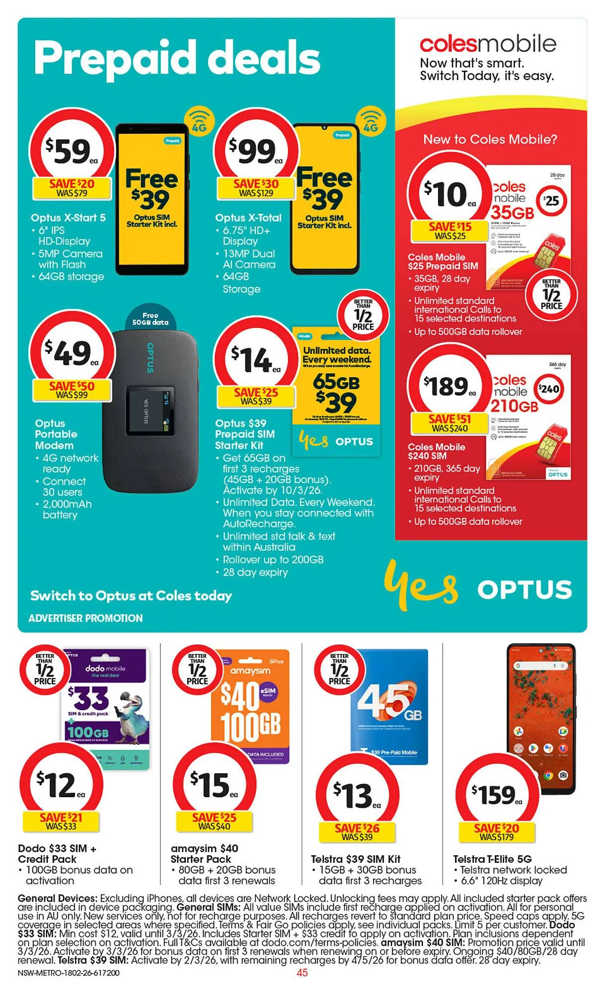 Coles catalogue - Catalogue valid from 18 February to 24 February 2026 - page 46