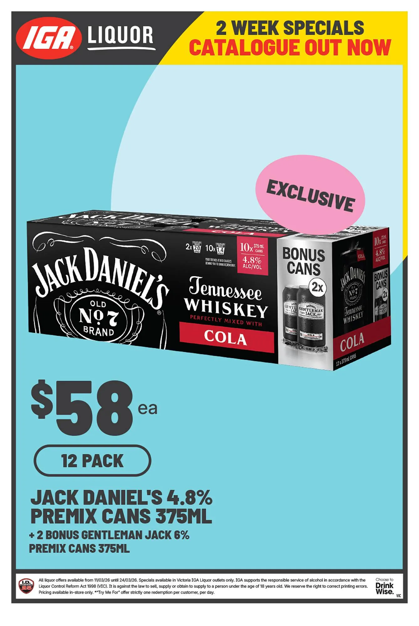 IGA Liquor catalogue - Catalogue valid from 11 March to 24 March 2026 - page 3