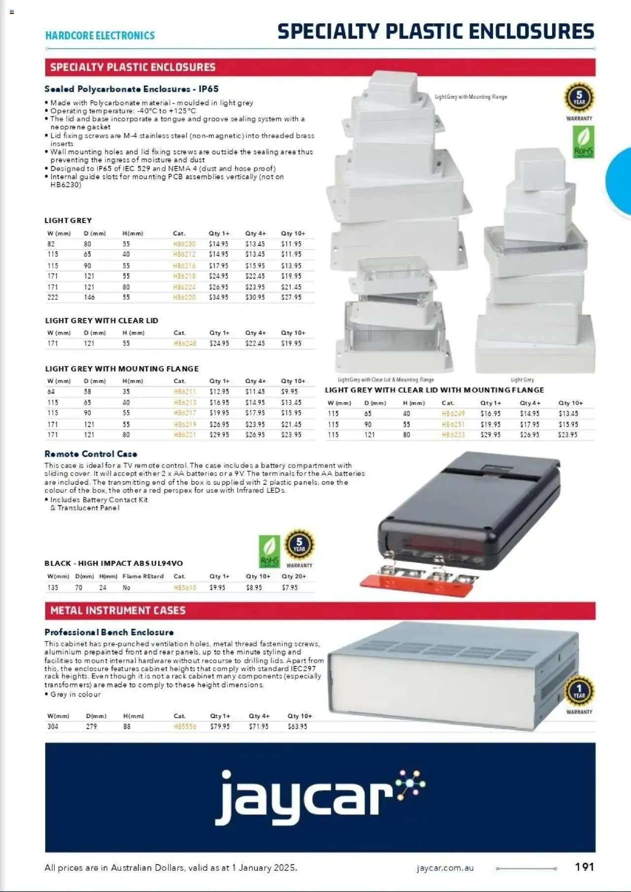 Jaycar Celebrating 40 Years in Electronics - Catalogue valid from 1 January to 29 August 2025 - page 155