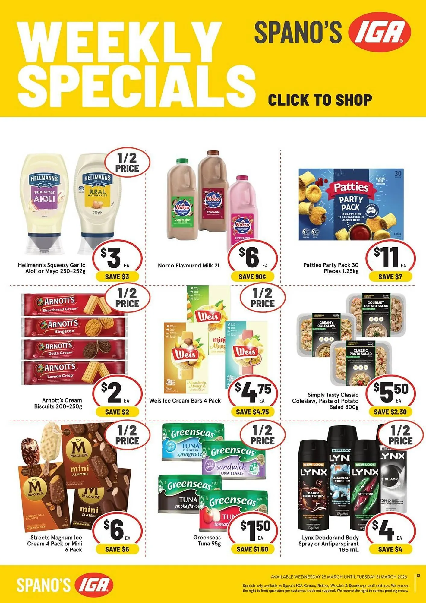 IGA catalogue - Catalogue valid from 25 March to 31 March 2026 - page 2