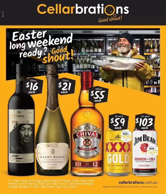 Easter long weekend ready? Good Shout! 07/04 - 1