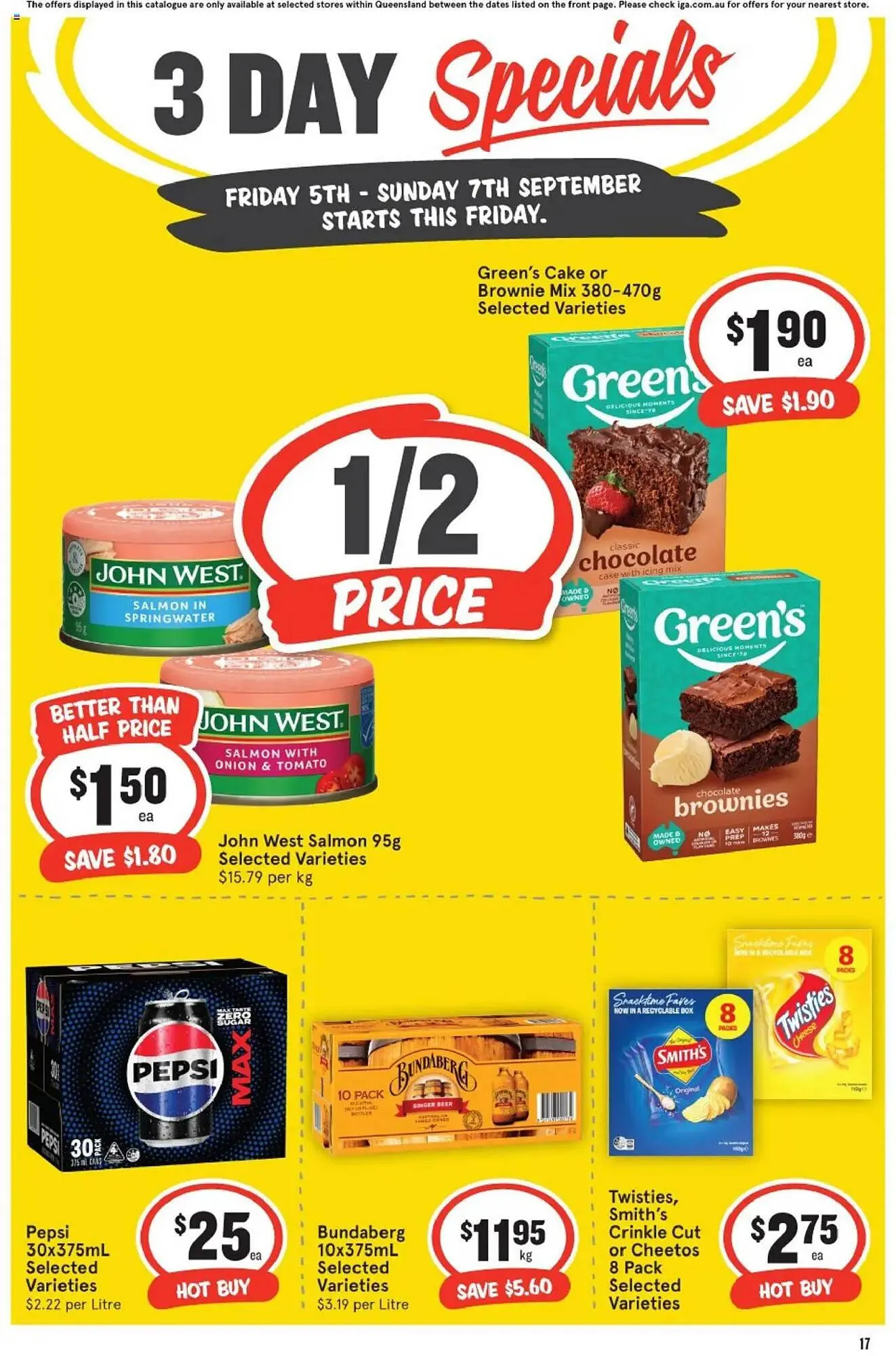 IGA catalogue - Catalogue valid from 4 September to 7 September 2025 - page 3