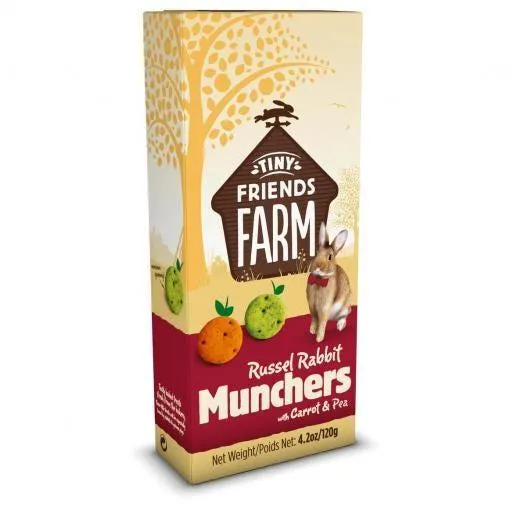 TFF Russel Rabbit Munchers Carrot & Pea 120g