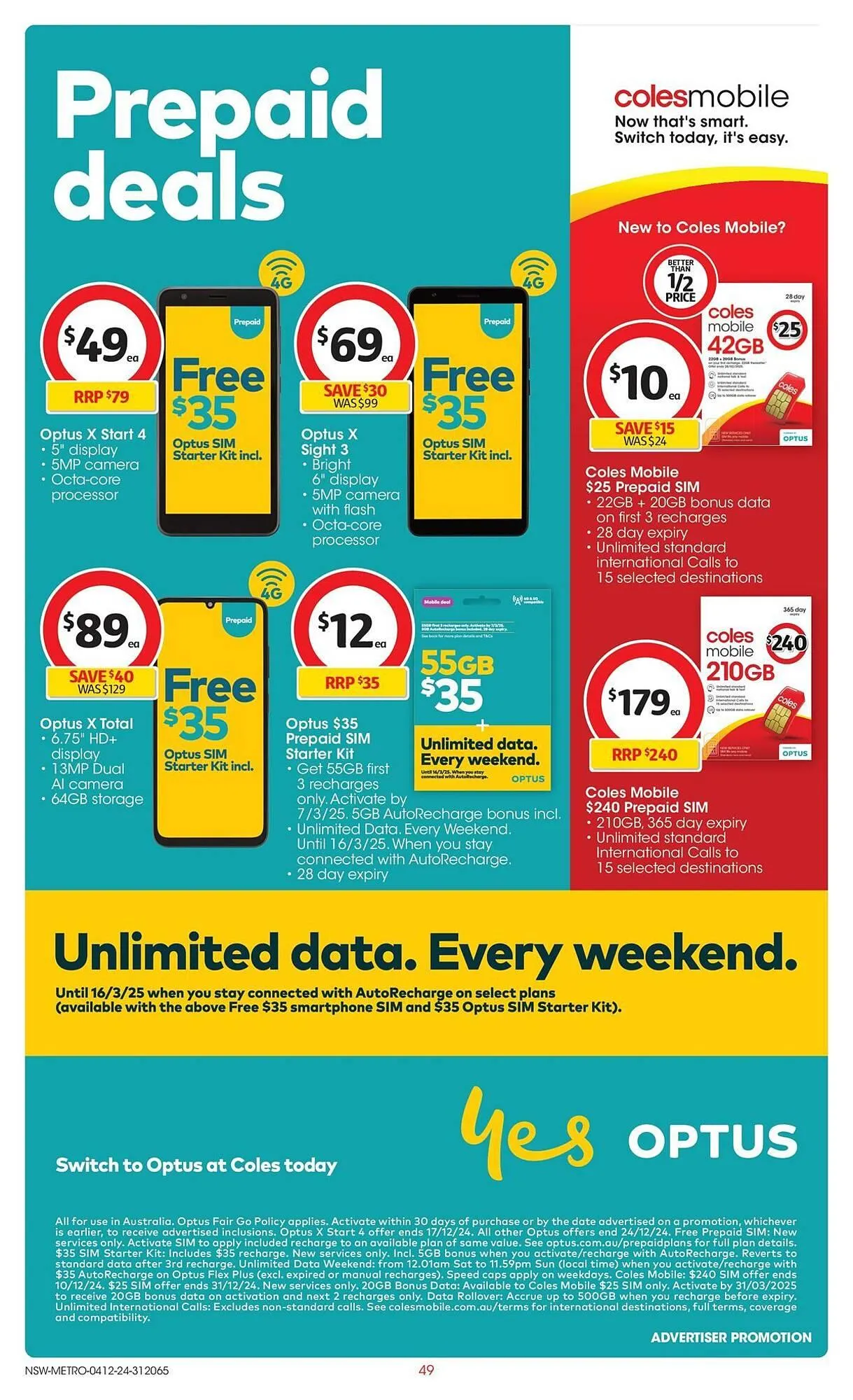 Coles catalogue - Catalogue valid from 4 December to 10 December 2024 - page 49