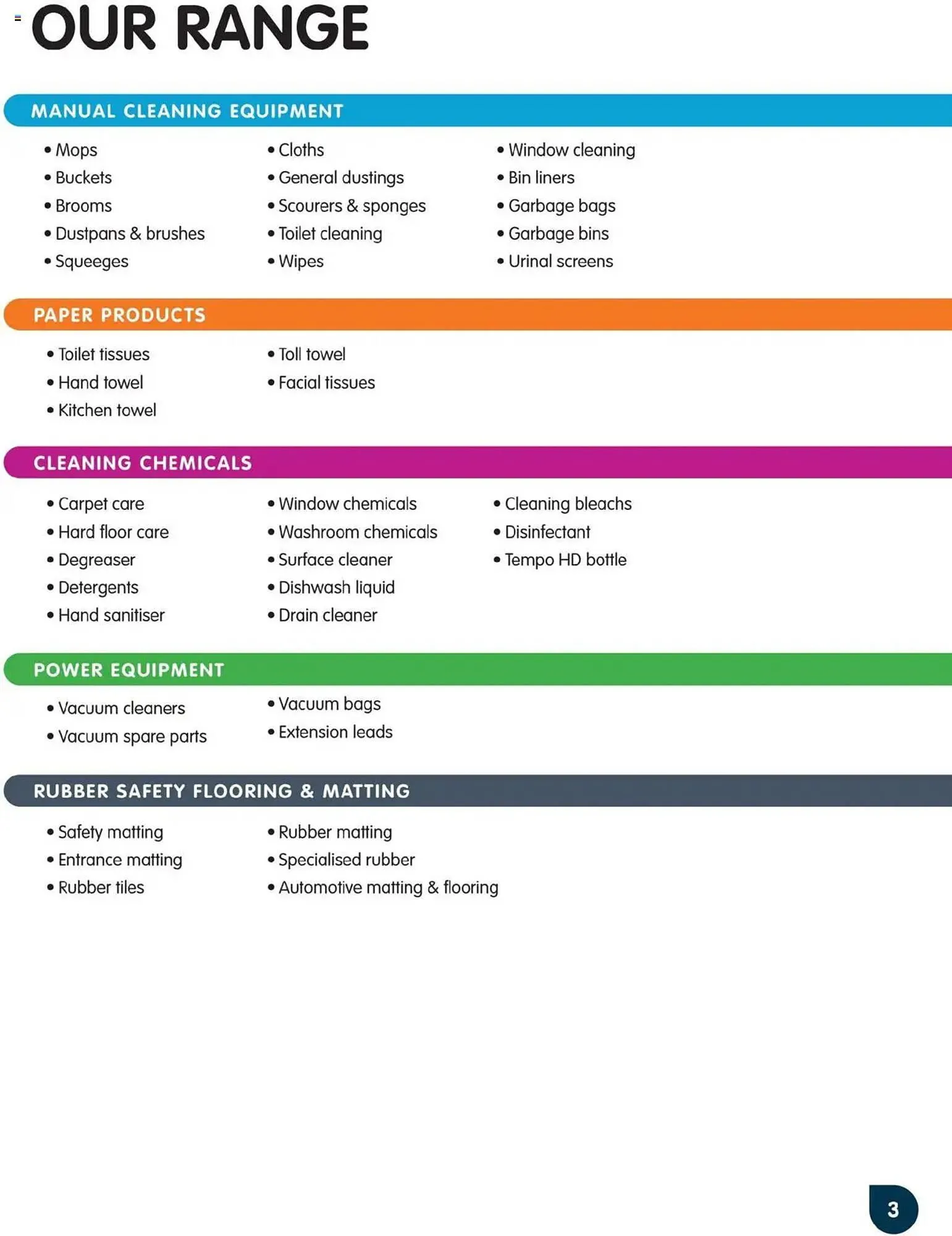 Clark Rubber catalogue - Catalogue valid from 5 May to 3 October 2025 - page 3