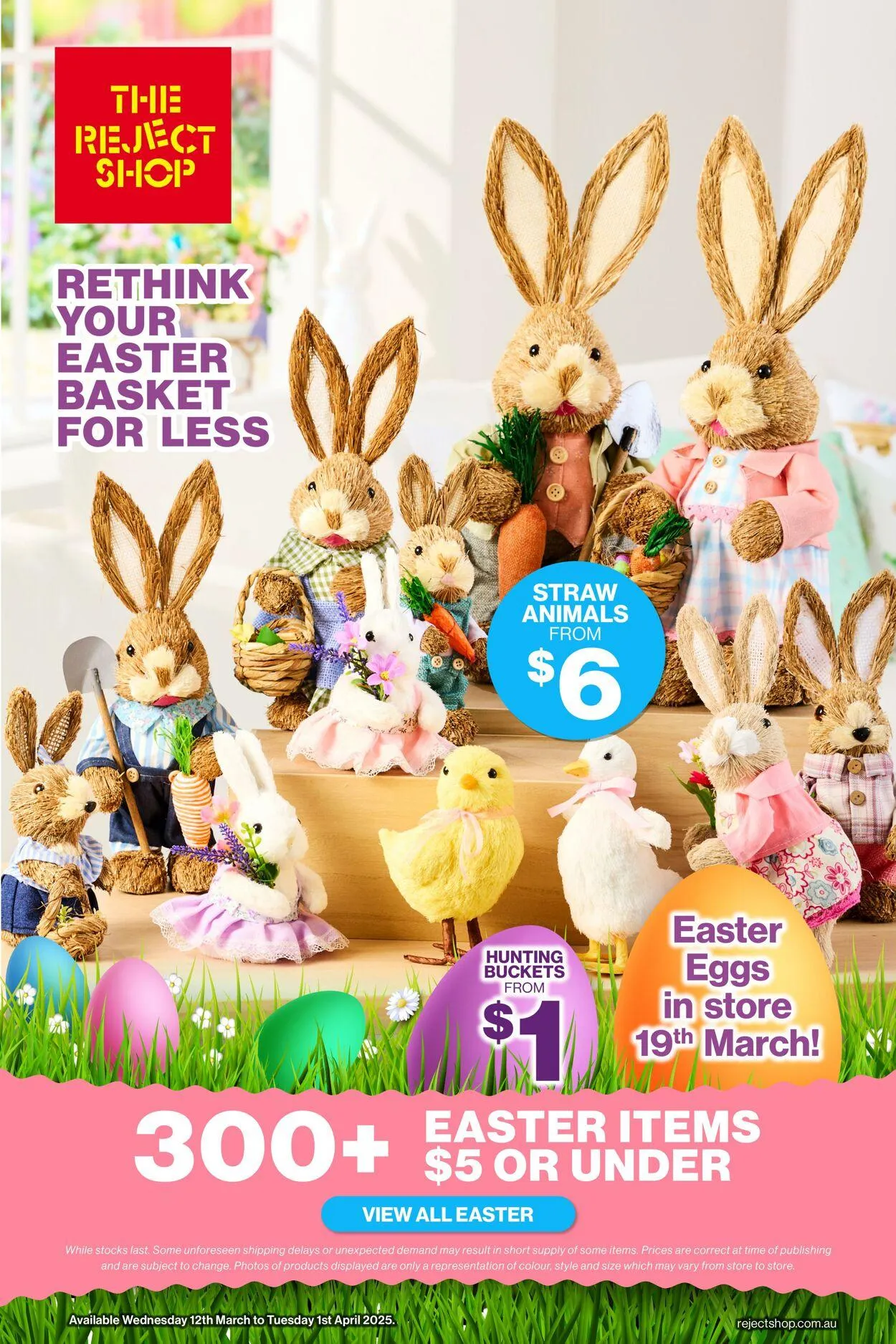 The Reject Shop Current catalogue - Catalogue valid from 12 March to 1 April 2025 - page 1