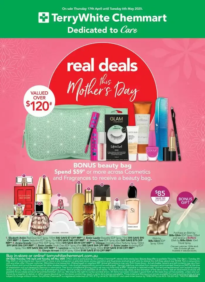 Real Deals on your Favourite Brands - Catalogue valid from 17 April to 6 May 2025 - page 1