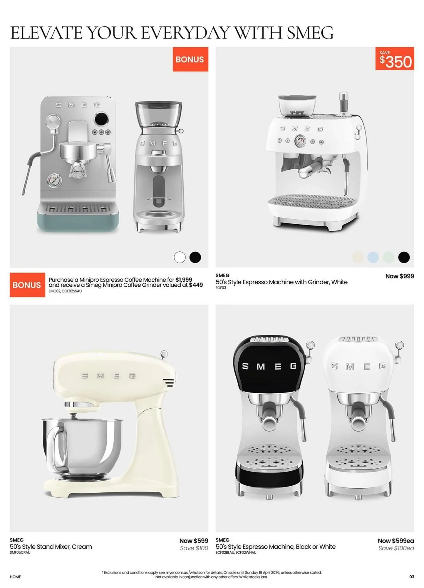 Myer catalogue - Catalogue valid from 8 April to 19 April 2026 - page 3