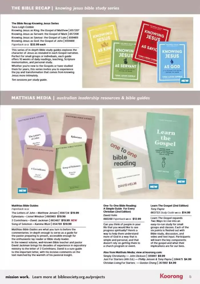 Ministry Resources - Catalogue valid from 3 February to 31 March 2025 - page 5