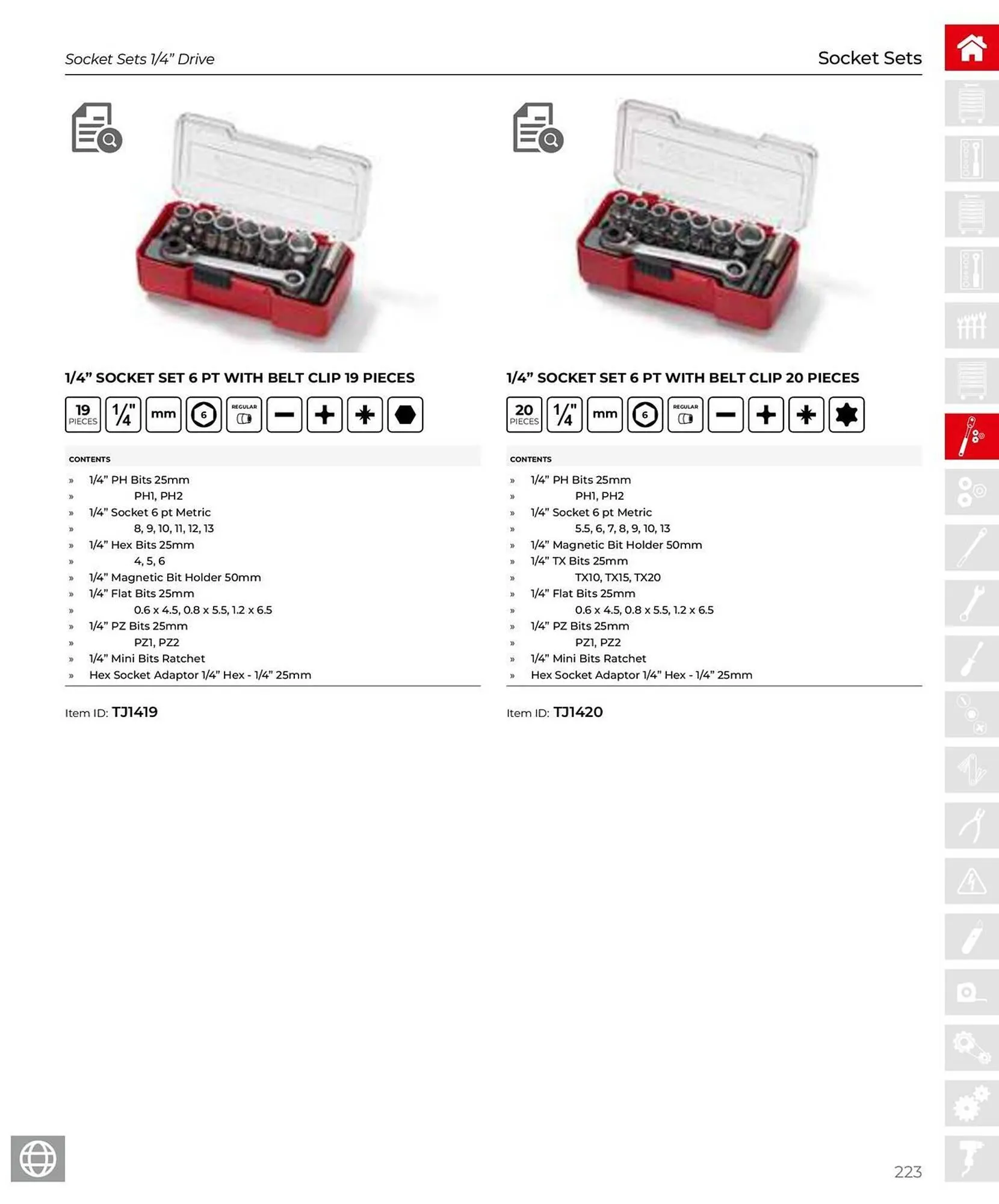 Teng Tools catalogue - Catalogue valid from 28 March to 31 December 2025 - page 224